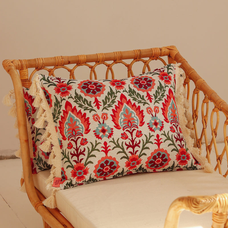 Upholstery cushion Scarlet Iris