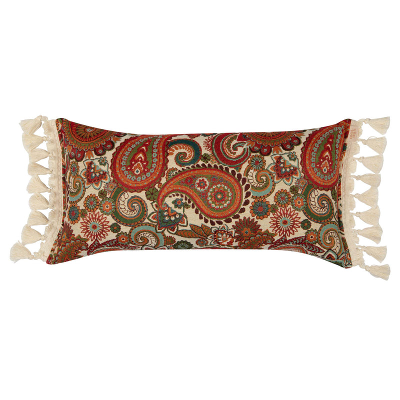 Rectangular Vintage Paisley upholstery cushion