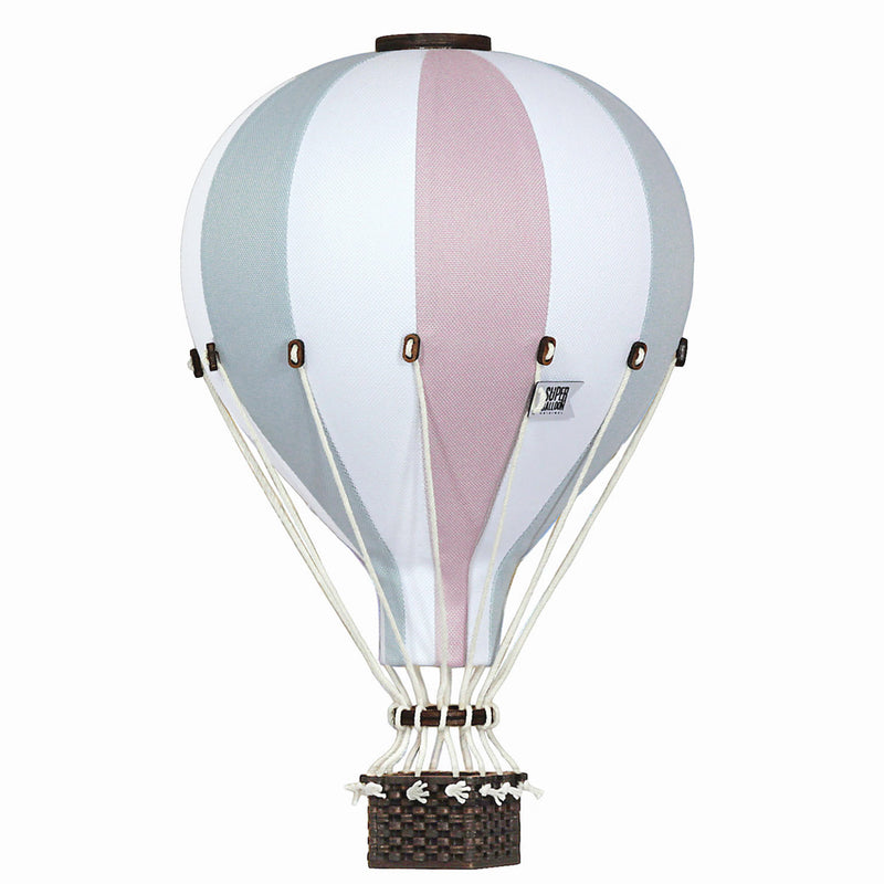 Hot air Balloon green and pink