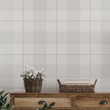 Papel pintado Greige Tartan